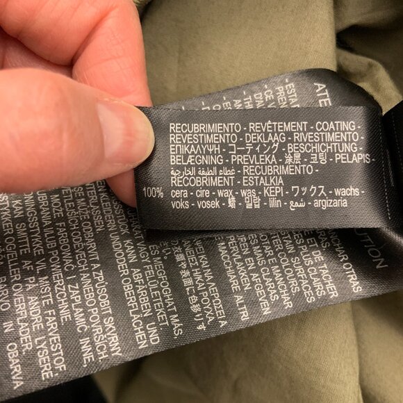 Women's Zara Khaki Green Hooded Parka Trench Coat Size M - Picture 12 of 13